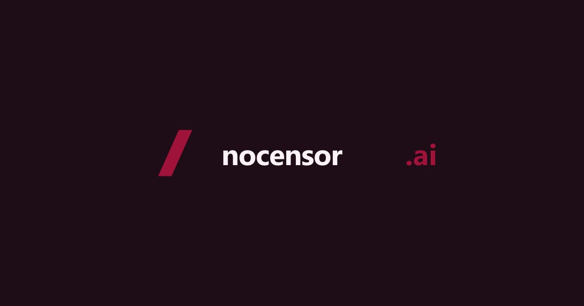 NoCensor AI preview